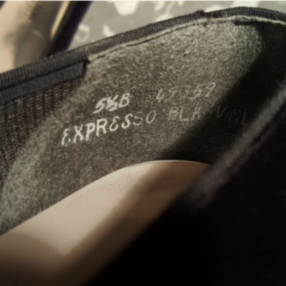 PRIVATE COLLECTION ♡ Absolutely Gorgeous EXPRESSO Black Velvet Heels 5.5B - Picture 9 of 17